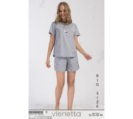 Піжама жіноча TR77 l.grey (XL-4XL)