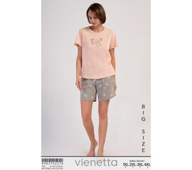 Піжама жіноча TR80 beige (XL-4XL)