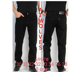 Джинси чоловічі 6957 black (30-38)