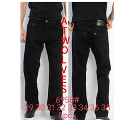 Джинси чоловічі 6958 black (29-38)