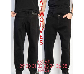 Джинси чоловічі 6526 black (29-38)