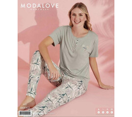 Піжама жіноча 110002 l.grey (M-2XL)