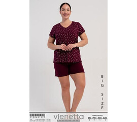 Піжама жіноча TR84 wine (XL-4XL)