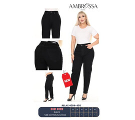 Джинси жіночі 4004-405 black (32-40)