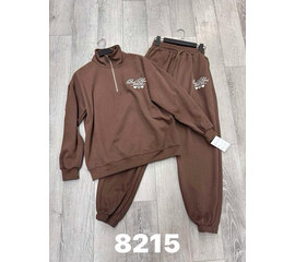 Спортивний костюм жіночий 8215 brown (one size)