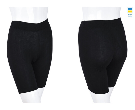 Велосипедки жіночі 428 black (в пачці 4 шт. р.XS-L), зображення 3