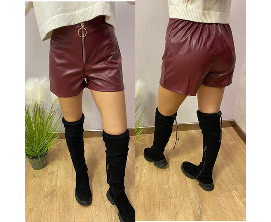 Шорты жіночі VL19 wine (42-48) комбинированный