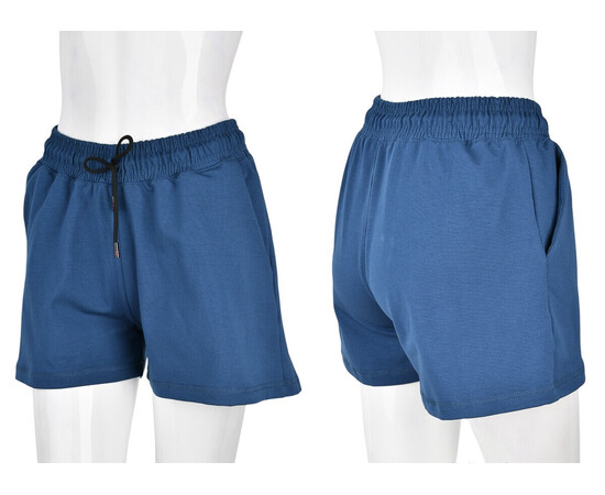 Шорты женские 4042-2 blue (в пачке 4 шт. р.M-2XL), изображение 3