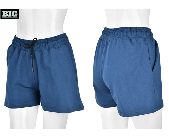 Шорты женские 4042-2 blue (в пачке 4 шт. р.M-2XL), изображение 3