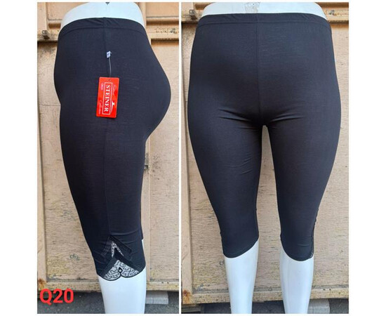 Бриджи жіночі Q20 black (3XL-6XL)