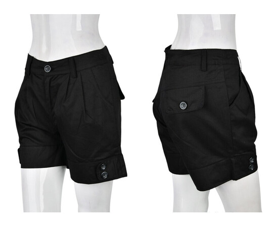 Шорты женские B0133-3 (11255) black (в пачке 4 шт. р.XL), изображение 3