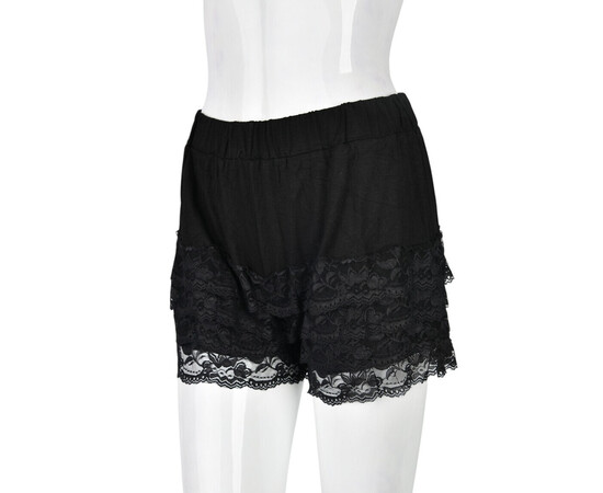 Шорты женские B0148-1 black (в пачке 1 шт. р.One size)