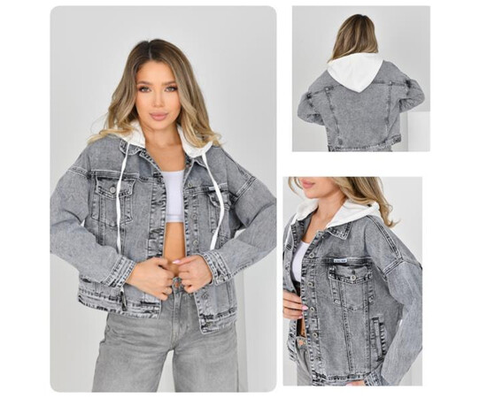 Куртка жіноча 816 grey (XS-2XL)