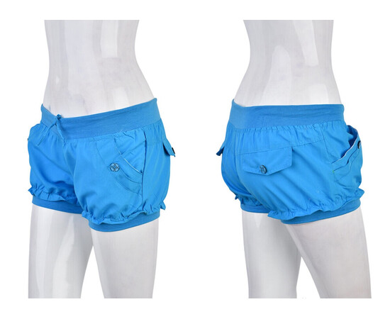 Шорты женские 7012-3 blue (02019) (в пачке 8 шт. р.M-2XL), изображение 3