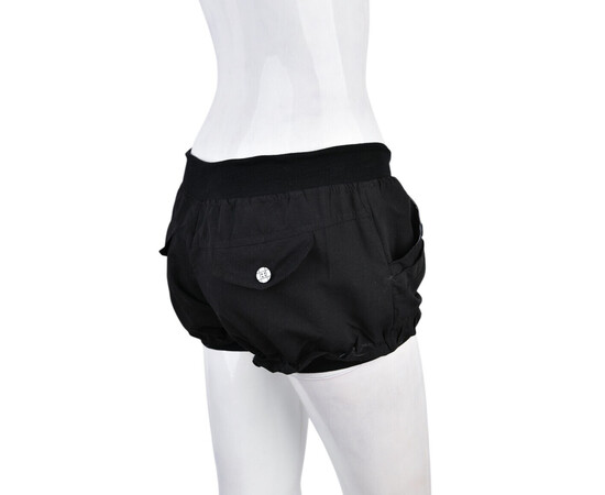 Шорты женские 7012-5 black (02019) (в пачке 8 шт. р.M-2XL), изображение 2