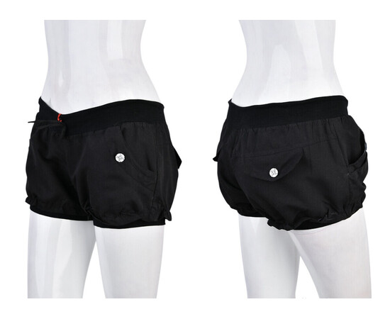 Шорты женские 7012-5 black (02019) (в пачке 8 шт. р.M-2XL), изображение 3