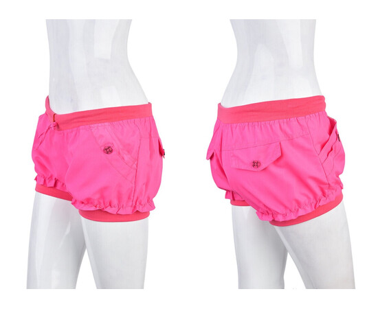 Шорты женские 7012-6 pink (02019) (в пачке 8 шт. р.M-2XL), изображение 3