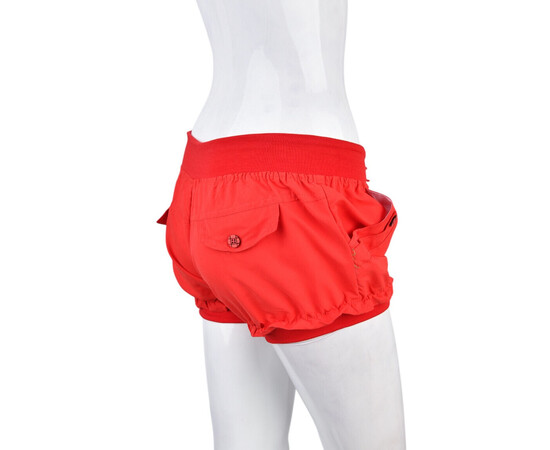 Шорты женские 7012-7 red (02019) (в пачке 8 шт. р.M-2XL), изображение 2