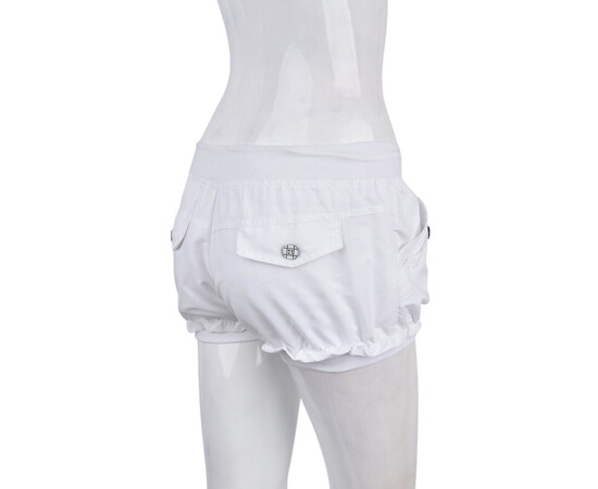Шорты женские 7012-9 white (02019) (в пачке 8 шт. р.M-2XL), изображение 2