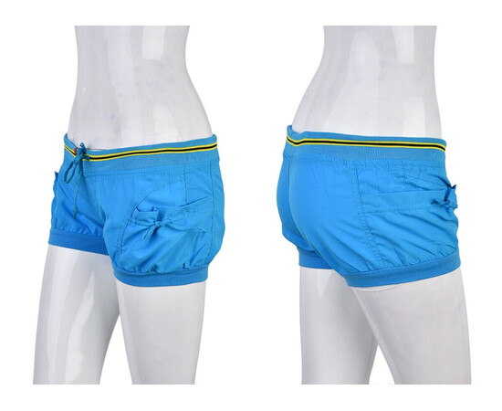 Шорты женские 7020-3 blue (02019) (в пачке 8 шт. р.M-2XL), изображение 3