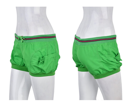 Шорты женские 7020-4 green (02019) (в пачке 8 шт. р.M-2XL), изображение 3