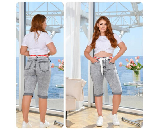 Бриджи жіночі 093-1 grey (30-36)