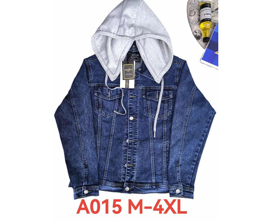 Куртка чоловіча A015 blue (M-4XL)