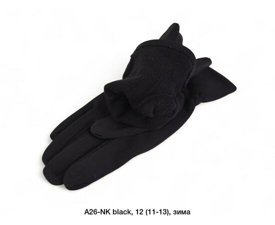 Рукавички чоловічі (зима) A25NK black (11-13)