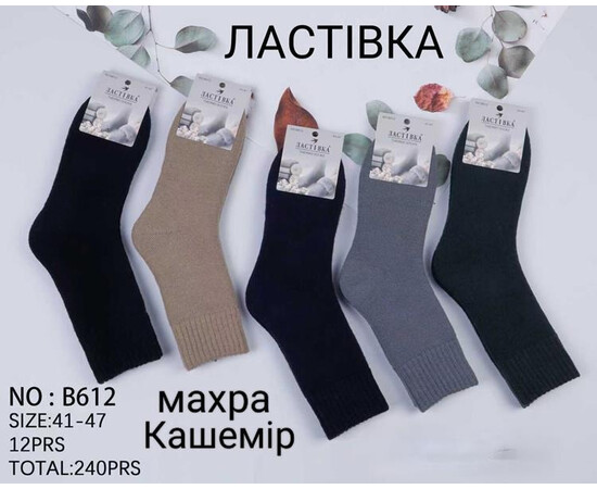 Шкарпетки чоловічі (зима) HK612 mix (41-47)