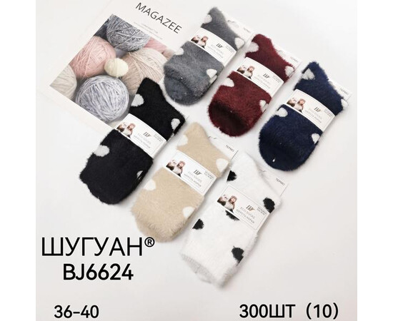 Шкарпетки жіночі (зима) BJ6624 mix (36-40)