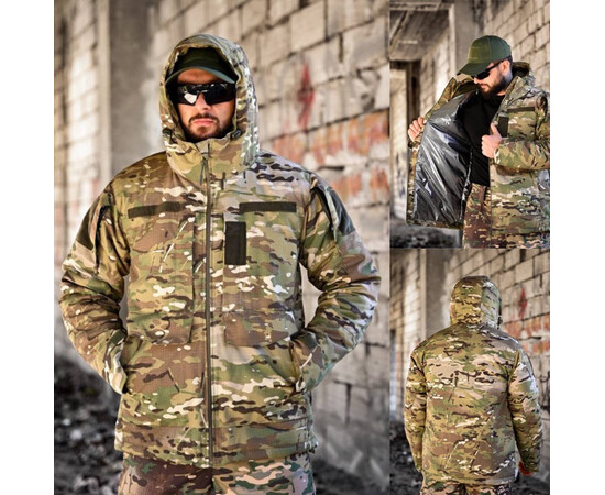 Куртка тактична Omni-Heat мультикам (46-56) Рипстоп