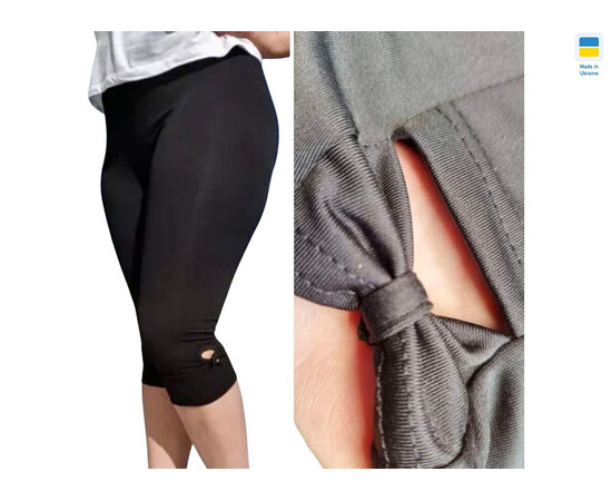 Капри женские 50271 чорний (в пачке 4 шт. р.XL-4XL)