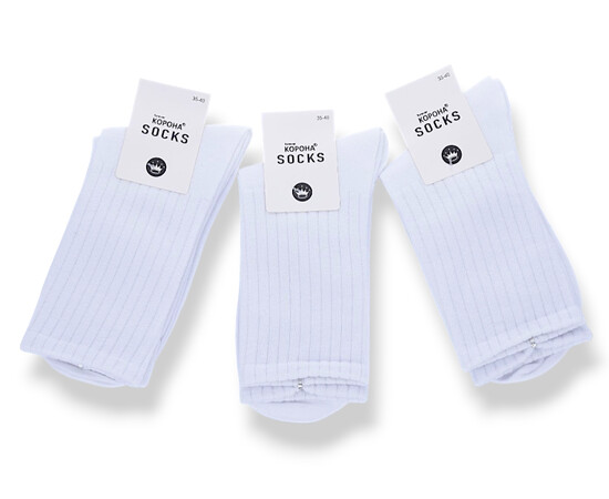 Шкарпетки дитячі C3011-2 white (30-35)