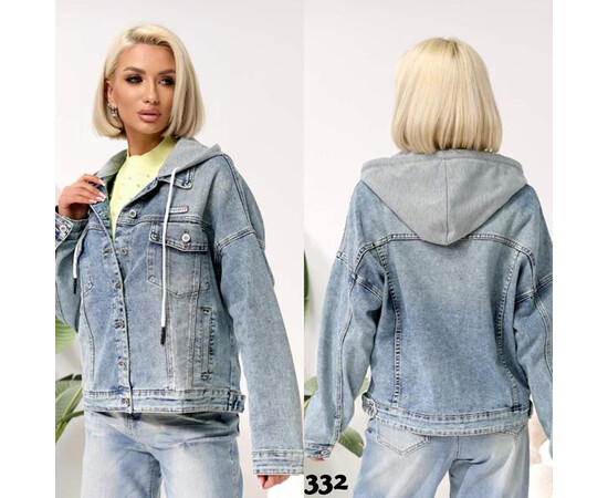 Куртка жіноча 332 l.blue (S-3XL)