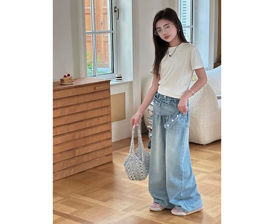 Джинси дитячі 9030 l.blue (120-170)