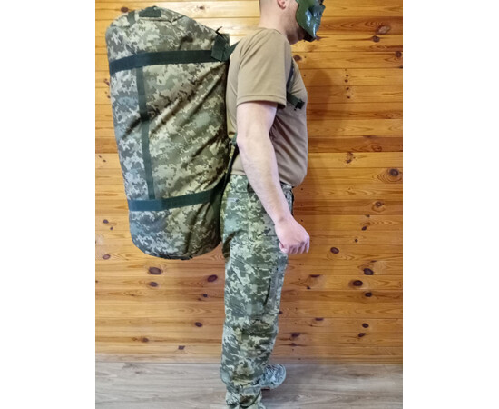 Сумка тактична Cordura 900 піксель 120л, изображение 3