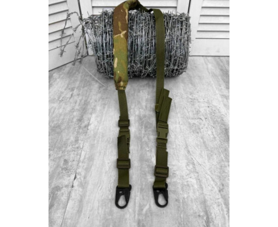 Ремінь тактичний трехточковий Cordura 1000 мультикам