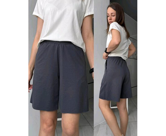 Шорты жіночі 1539 d.grey (S-XL)