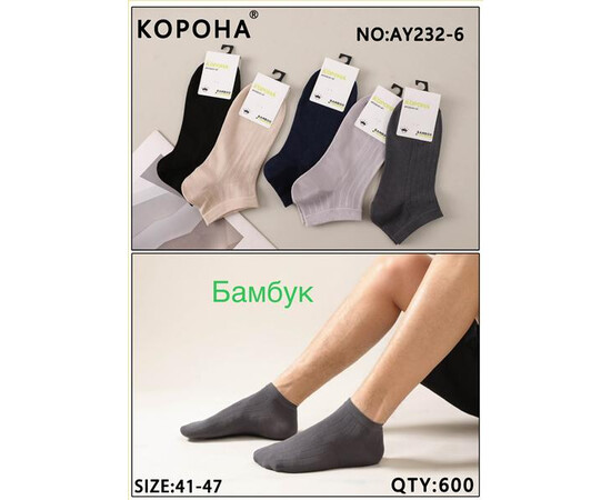 Шкарпетки чоловічі AY332-6 mix (41-47)