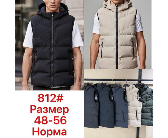 Жилетка чоловіча 812 black (48-56)