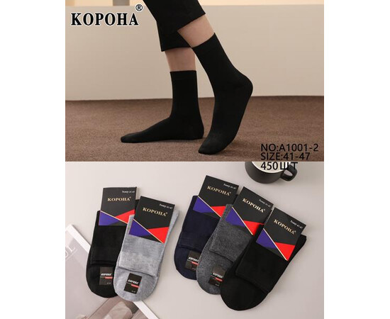 Шкарпетки чоловічі KH1001-2 mix (41-46)