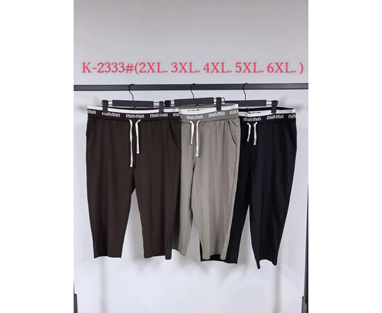 Бриджи жіночі K2333 brown (2XL-6XL)