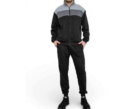 Спортивный костюм мужской 9160 mix (в пачке 6 шт. р.M-4XL), изображение 3