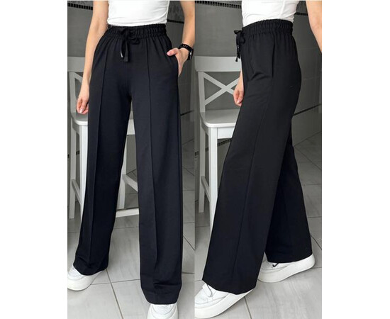 Спортивні штани жіночі 10048 black (XL-4XL)