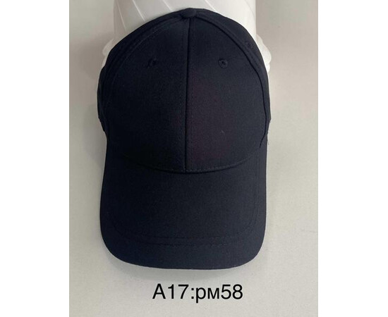 Кепка чоловіча A17 black (58)