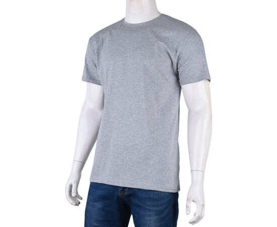 Футболка мужская N2001-4 grey (в пачке 5 шт. р.2XL-6XL)