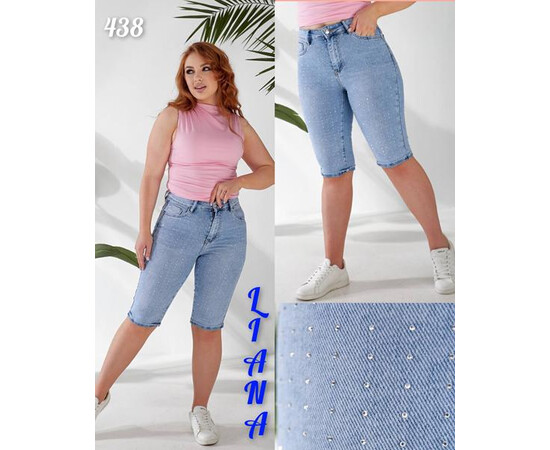 Шорты жіночі 438 l.blue (28-33)
