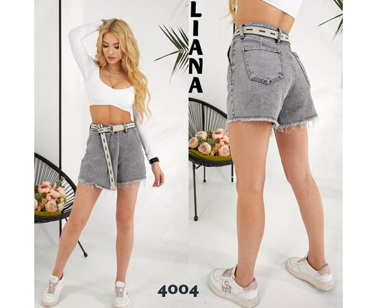 Шорты жіночі 4004 l.grey (25-30)