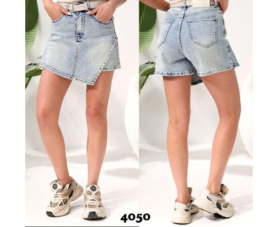 Шорты жіночі 4050 l.blue (25-30)