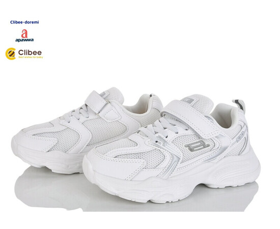 Кроссовки детские LC825-1 white (6 пар р.32-37)